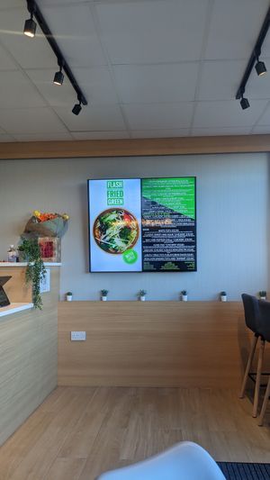 Interior at WOK2VEGAN in Birmingham