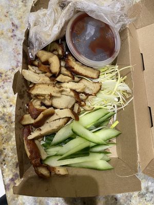 Crispy Duck   at WOK2VEGAN in Birmingham