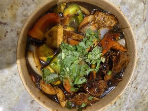 Lamb Black Bean  at WOK2VEGAN in Birmingham