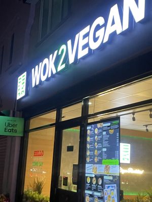 Shopfront  at WOK2VEGAN in Birmingham