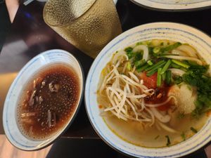 Southern noodles at Buffet Chay Than An in Hanoi