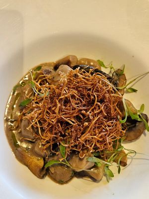 Potato gnocchi at Tasman Restaurant in Hobart