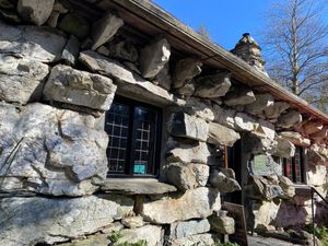 outside the "Ugly House" at The Ugly House - Ty Hyll in Betws-y-coed