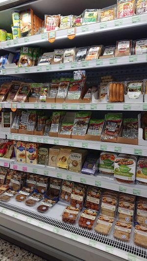 Large vegan selection at ALECO in Cuxhaven