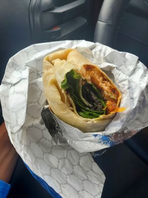 Vegan Burrito! Delicious and so fresh at Panchita's Kitchen & Bakery in San Diego