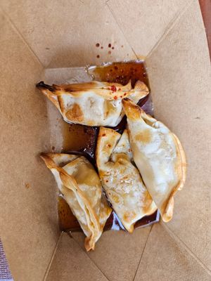 mandu at Kimbu Korean Kimbap & Burger in Munich