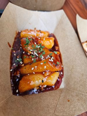 ddeokggochi at Kimbu Korean Kimbap & Burger in Munich