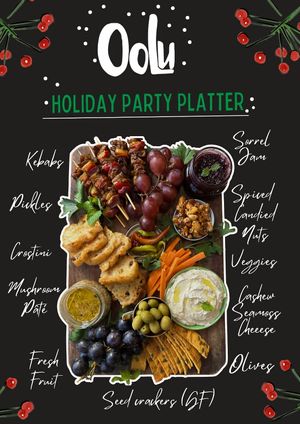 2025 Holiday Party Platter at Lydia Vallo Food in Georgetown