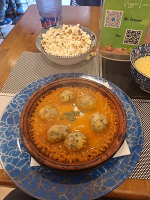 vegan kofta tangine at Enjoy Your Meal in Marrakech