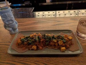 Mama's tofu at Ras Plant Based - West Village  in New York City