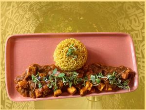 Mama's Tofu (a bit spicy, but nice) at Ras Plant Based - West Village  in New York City