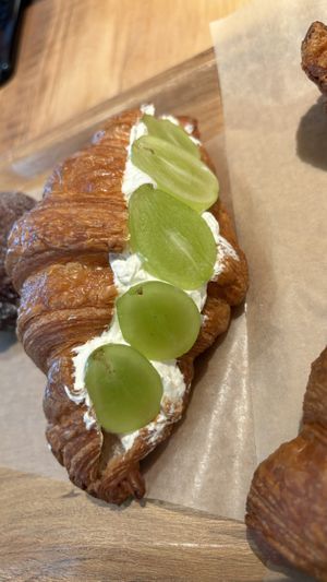 Fruit filled croissantts  at Earth Bakery in Yokohama