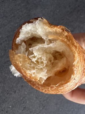 Beautiful flakey croissant   at Earth Bakery in Yokohama