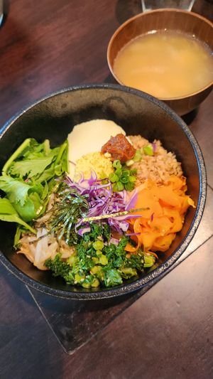 Bibimbap at LOTUS CAFE TOKYO in Tokyo