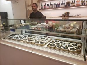 Display case at SriMu in Memphis