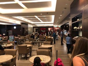 The interior  at DXB - Marhaba Lounge - T1  in Dubai