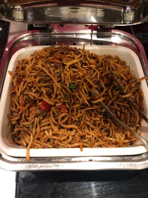 Stir fry noodles with veg at DXB - Marhaba Lounge - T1  in Dubai