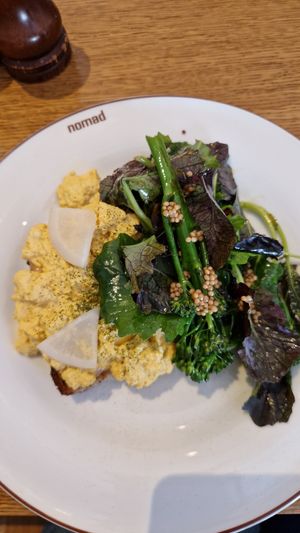 Scrambled tofu at Nomad Berlin in Berlin