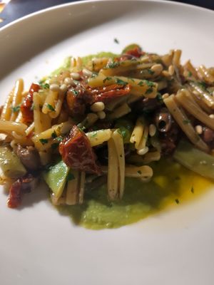 Main - pasta, simple but delicious at Tantaluna in Fuerteventura