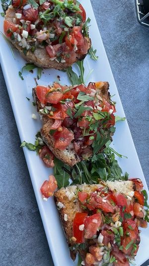 Bruschetta   at Fontanella Tea Garden in Mdina