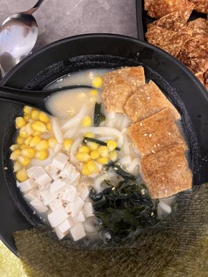Miso udon noodles   at Chor Lau Hiong in Ipoh