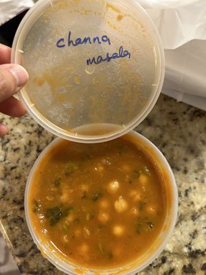 Channa masala  at Mantra Indian Grill in Germantown