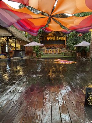 The amazing yoga barn!  at The Garden Kafe at The Yoga Barn in Ubud