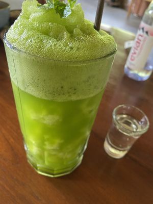   at The Garden Kafe at The Yoga Barn in Ubud