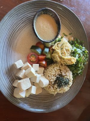   at The Garden Kafe at The Yoga Barn in Ubud