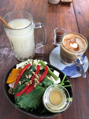 macro bowl - vegan & gf at The Garden Kafe at The Yoga Barn in Ubud
