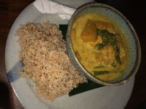 Curry!  at The Garden Kafe at The Yoga Barn in Ubud