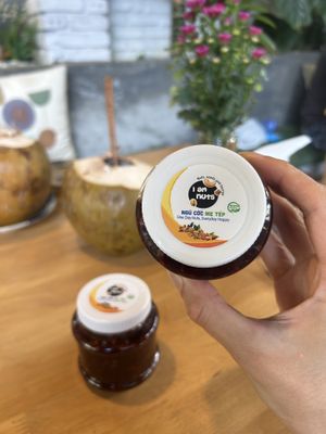 Homemade jam u can buy next door   at Rau Ơi Eatery in Hoi An