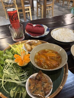 Incredible presentation too!  at Rau Ơi Eatery in Hoi An