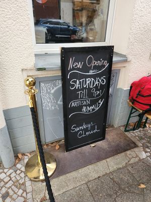  at Hummus Studio in Berlin