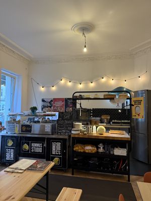 Inside  at Hummus Studio in Berlin