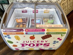 Frozen Vegan popsicle treats!!  at The Juicery in Portsmouth