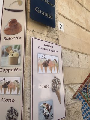   at Gelati Bianca  in Siracusa