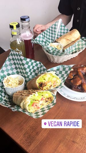 Really great food. at Vegan Rapide - Sherbrooke in Montreal