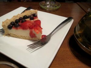 Fruit pie at Vegan Rapide - Sherbrooke in Montreal