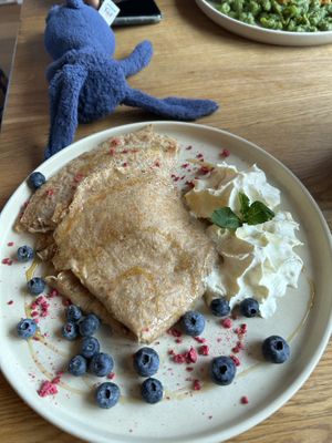 Pancakes!  at VegÁno in Liptovsky Hradok