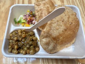 Chole bhature   at Namaste Inbhir Nis  in Inverness