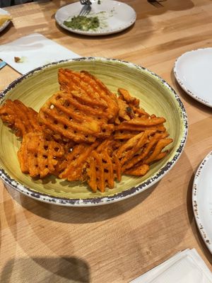 Side or sweet potato friess  at Crafted The Art of the Taco in Greensboro