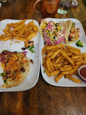 Wayfarer, Bayou, and Texas tacoes at Crafted The Art of the Taco in Greensboro