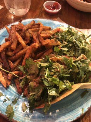 Messenger taco with chofu  at Crafted The Art of the Taco in Greensboro