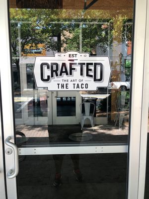 Outside  at Crafted The Art of the Taco in Greensboro