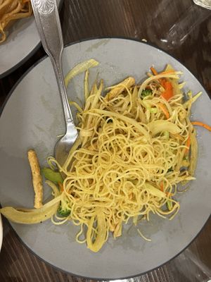 Singapore noodles  at Shanghai Villa in New York City