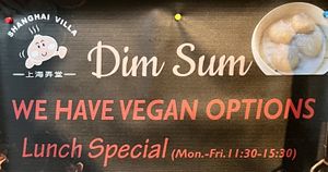 Vegan options   at Shanghai Villa in New York City