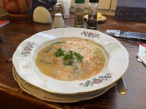Carrot Soup  at Vieta in Vilnius