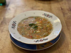 Carrot soup - Vieta, Vilnius  at Vieta in Vilnius