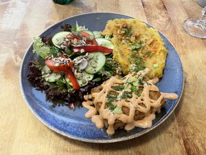 Tofu schnitzel - Vieta, Vilnius  at Vieta in Vilnius